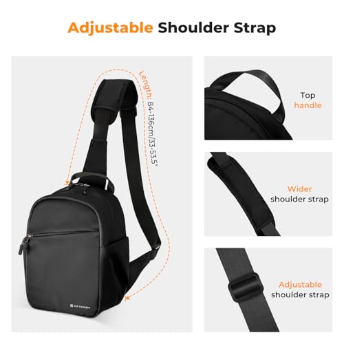 Fotorucksack K&F Concept Kameratasche – Kleiner Kamerarucksack mit Schultergurt