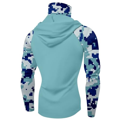 Men Camo Fishing Shirt Workout Performance Clothes Lightweight Hiking Hoodie Seatech Hooded Shirt3