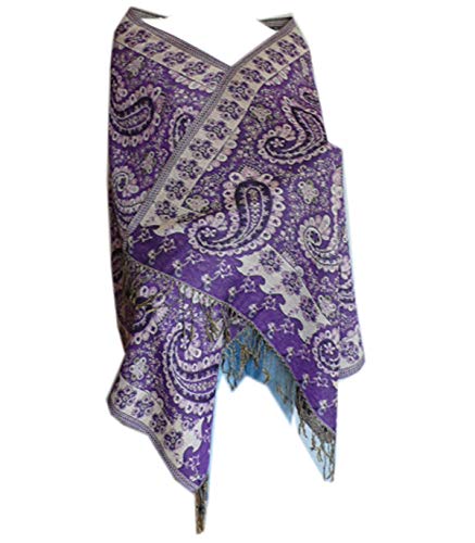 SCARF_TRADINGINC Women's Triplelayer Pashmina Shawl Wrap