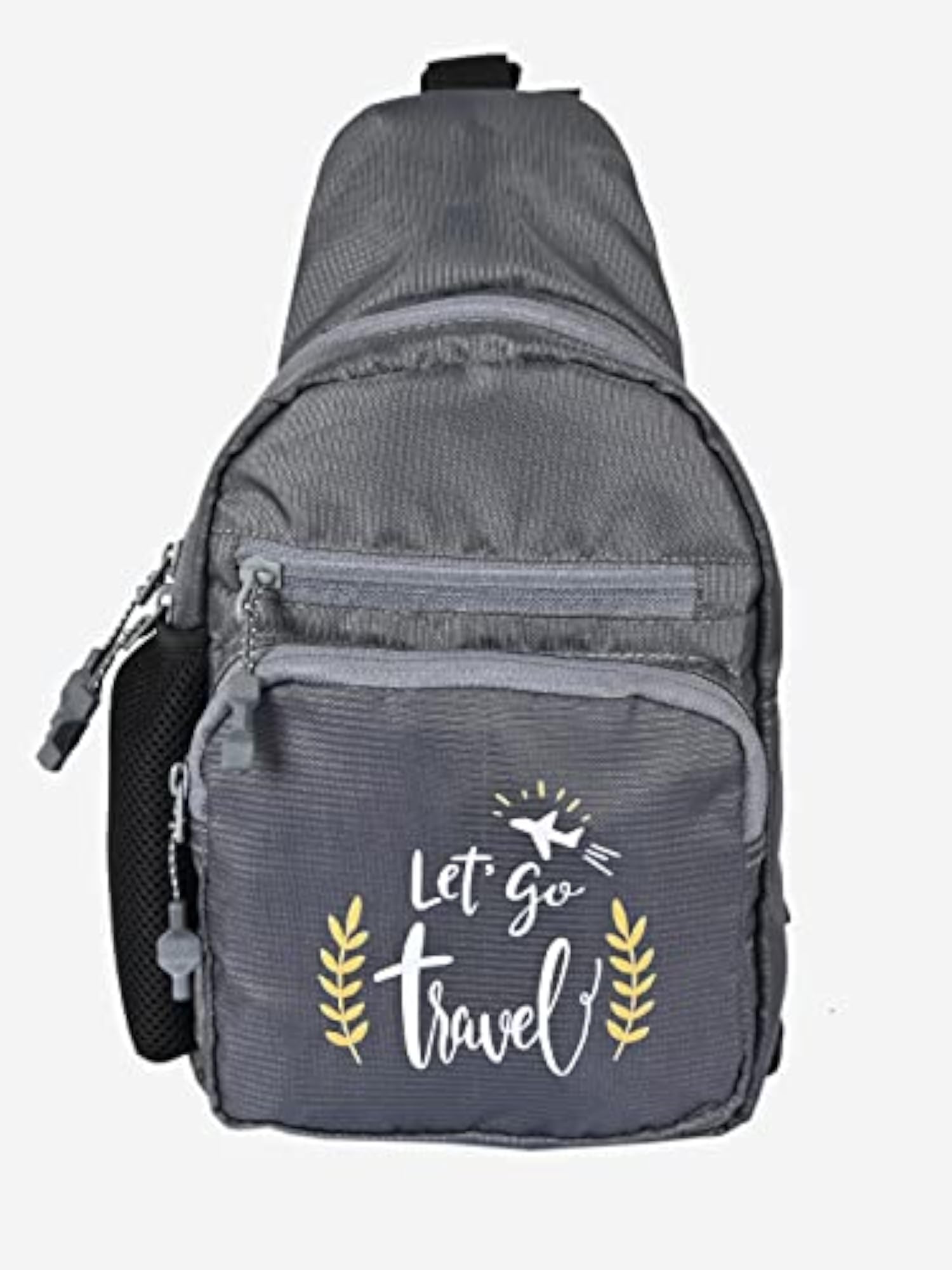 Grey Colour Unisex Cross Body Sling Bag