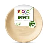 UN VRAI CADEAU DE LA NATURE - Fabriquées à partir de feuilles de palmier Areca tombées au sol, les assiettes biodégradables FOOGO Green sont 100 % naturelles et ne contiennent aucun produit chimique ou ingrédient nocif.