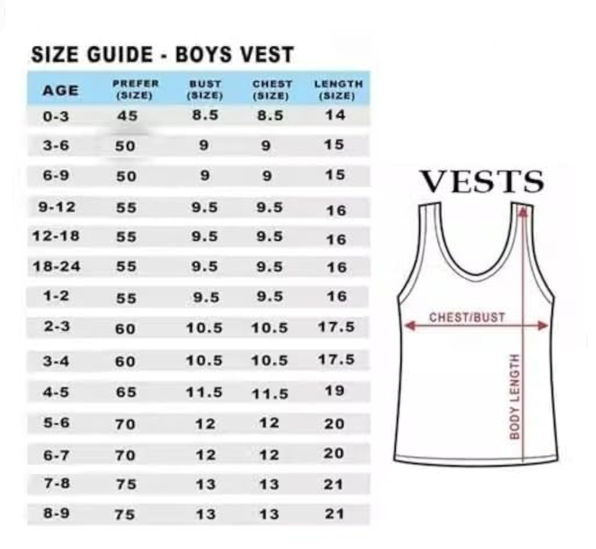 Cotton Vest Pack of 6 Printed Sando Baniyan