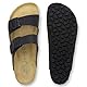 AFS-Schuhe 3100 Bequeme Pantoletten für Herren Leder, Hausschuhe Arbeitsschuhe, Made in Germany (44 EU, Schwarz)