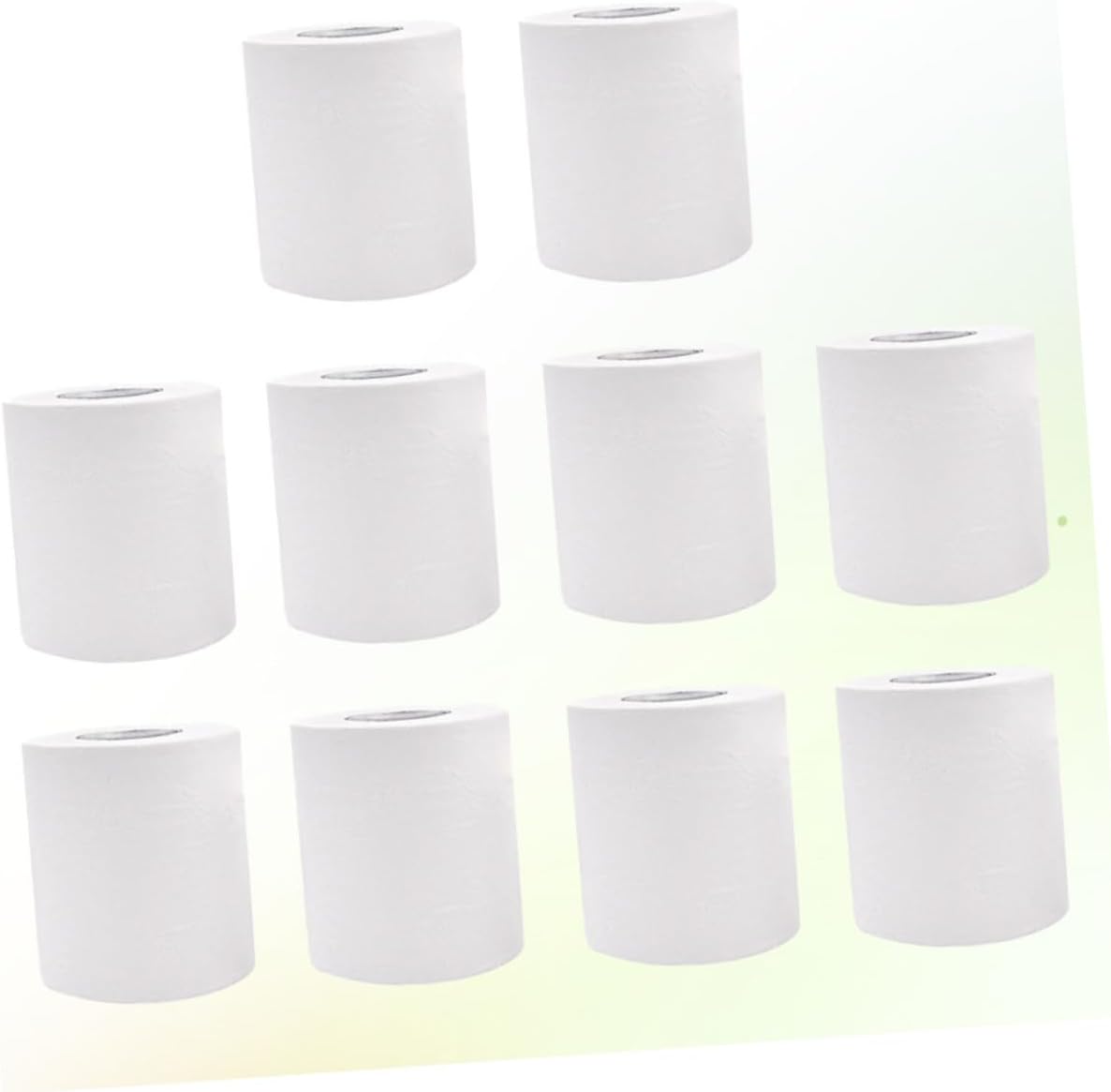 Ipetboom 10rolls Unbleached Natural Wood Pulp Toilet Paper for Hotel Home Bulk Tissue Paper Septic Tank Safe