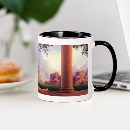 Taza de Cerámica 11 oz Maxfield Parrish Daybreak miniatura 4