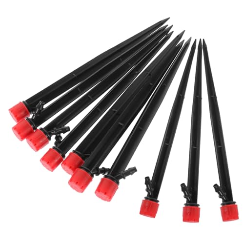 Hemoton Adjustable Drip Irrigation Drippers 50pcs Kit Drip Irrigation Emitters Pots Garden Easy to Install