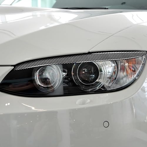 Paupières de phares pour BMW E92 E93 M3 série 3 2006-2012 finition carbone