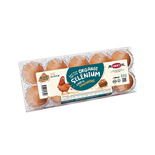 Chews Organic Selenium Fresh Brown Eggs 550g