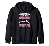 Poder de una Mujer con Pico Frase Fuerte Humor Sudadera con Capucha
