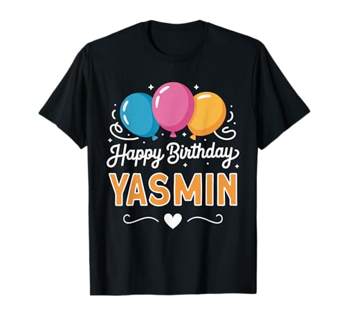 Feliz cumpleaños Yasmin Camiseta