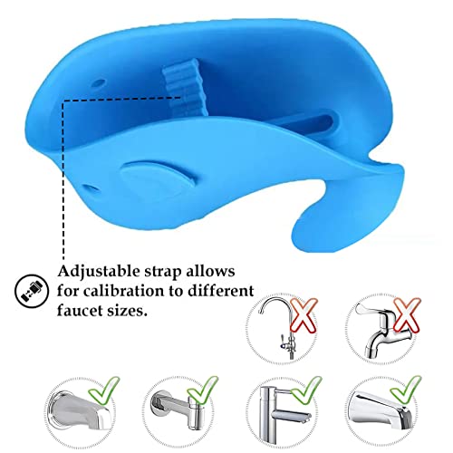 Bath Spout Cover, Faucet Cover Bathtub Baby Whale Spout Cover Soft And Safety For Kids, Silicone Whale Bathtub Spout Cover For Baby Toddlers Safety Protection + Whale Baby Bath Brush, Green #TOP3