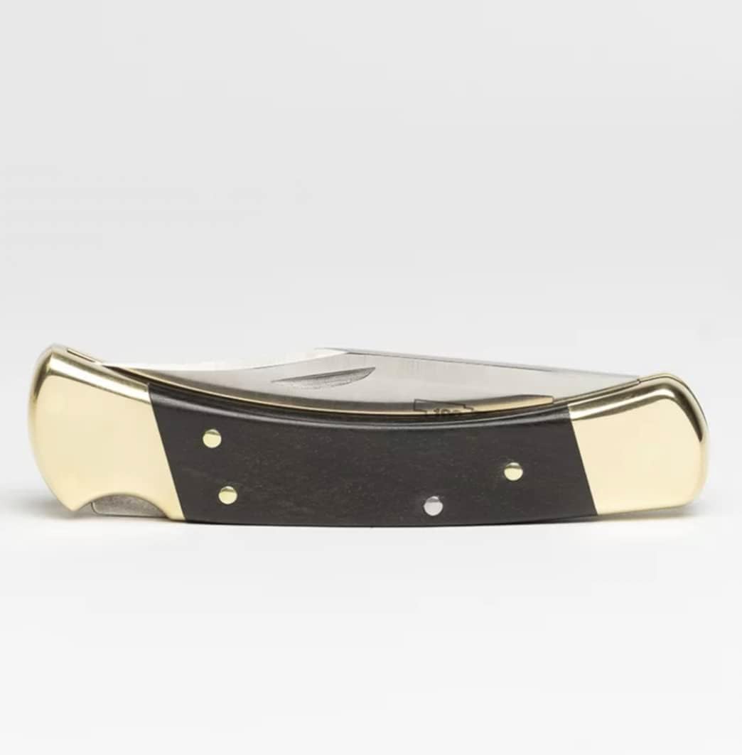 Buck Knives 110 Folding Hunter with Coin, 120th Anniversary Knife Tin