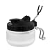 Master Airbrush Deluxe Airbrush 3 in 1 Cleaning Pot with Holder; Cleans Airbrush, Holds Airbrush, Color Palette Lid, Filters