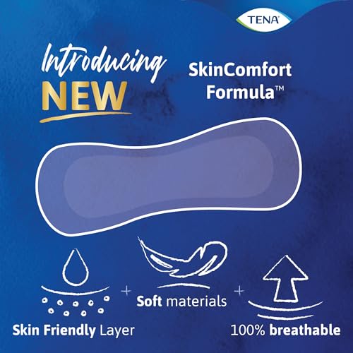 TENA Intimates Light Bladder Control Pads, Incontinence, Light Absorbency, 30 Count, 6 Packs, 180 Total