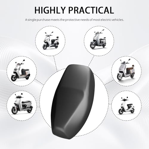 Motorrad Sitzbezug Universal 50-80cm, Wasserdichter Roller Sitzbezug, Elastische Sitzabdeckung für Moped und Scooter, Universelles Sitzkissen für Roller, Sonnenschutz und Regenschutz für die Sitzbank