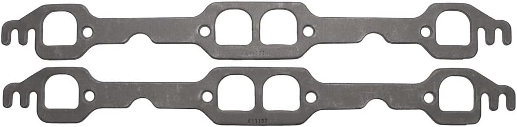 SCE Gaskets SCE Exhaust Header/Manifold Gasket, 1.450 x 1.370 in D Port, 0.150 in Thick, Graphite, Pair
