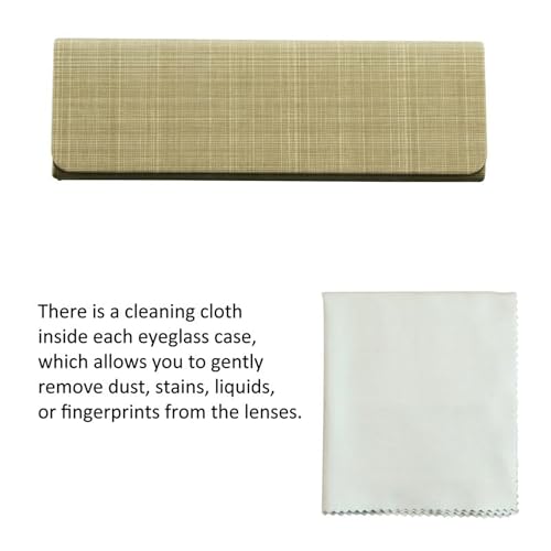 Image of VisionGlobal Hard Shell Eyeglass Case for Eyeglasses and Sunglasses for Men /Women and Kids