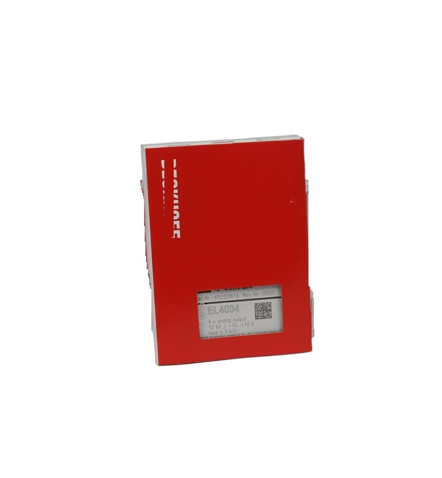 EL4034, 4-Channel Analog Output, Voltage ±10 V 12 Bit EtherCAT Terminal