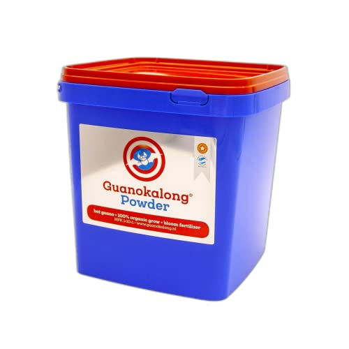 Guanokalong Guano de Murciélago en Polvo (Powder) 5Kg. Fertilizante orgánico 100% natural , interior o exterior,...