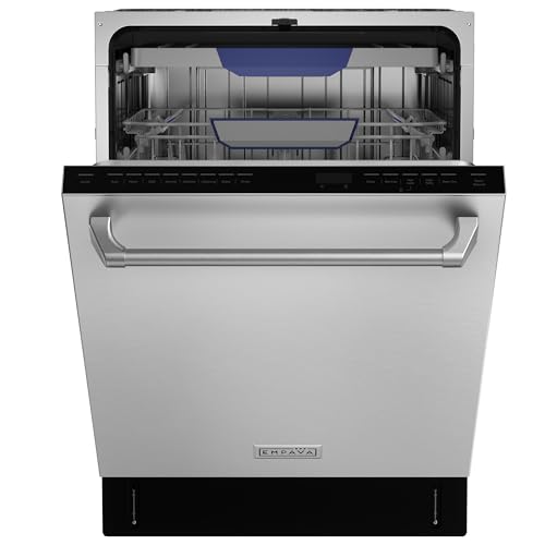 Empava 24 Inch Built-in Dishwasher, Stainless Steel Tub, 15