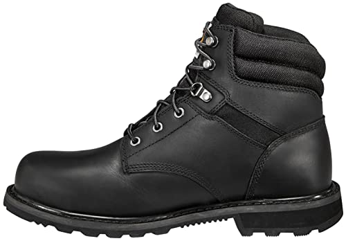 Carhartt Men's Traditional Welt 6" Steel Toe Work Boot, Black Oil Tanned, 8.5 M - image 5
