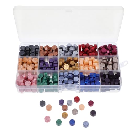 Kit de cachets de cire de 375 pièces pour décorations artisanales nettes