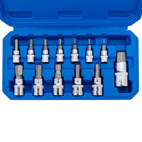 Hex Bit Socket Set Premium S2 Alloy Steel | 13-Piece Metric 2mm - 14mm Allen Socket Kit by Qnkaa - Image 6