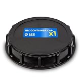 DOJA Barcelona IBC korek bez wentylacji Ø155 mm - gruby gwint, korek zbiornika, szczelna konstrukcja - pokrywa IBC, łatwa instalacja i świetne dopasowanie do pojemnika, adapter zbiornika
