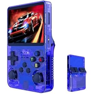 Infinity Console™ Alles in einemRetro-Gaming R36S Retro Tragbarer Handheld Spielkonsolen 64G 3,5″ IPS Bildschirm mit 20000 Klassischen Spielen, Pocket für Jugendliche