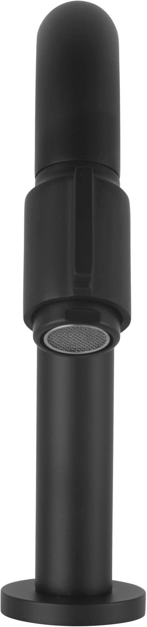 Saqu Essential 2.0 luxe fonteinkraan met C-uitloop mat zwart