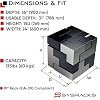 15U Server Rack Cabinet 35 Deep, Deployment-Ready Network Rack Enclosure with PDU, Fan & Shelf, Rolling IT Cabinet for Installers, AV Systems & Infrastructure