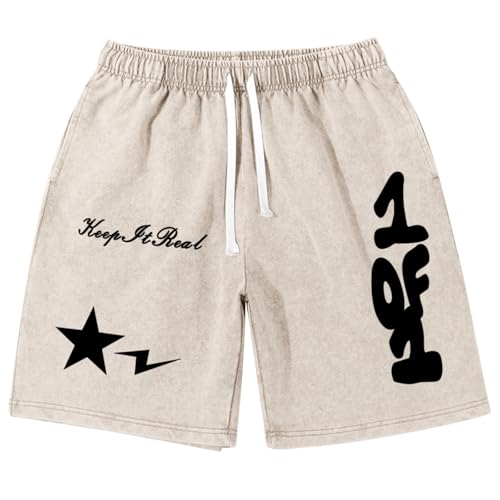 Amazon.com: Weripoah Graphic Shorts Men Streetwear Y2k Short Men's
