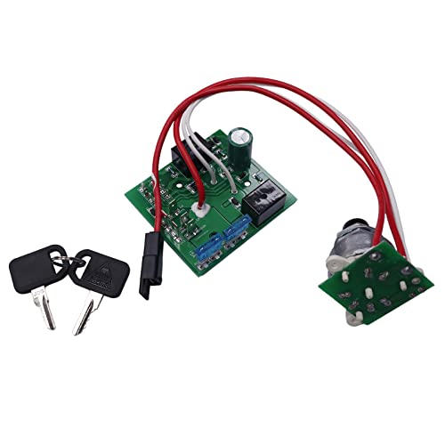 DVPARTS AM124137 Starter Zündschalter Modul kompatibel mit John Deere 325 335 345 SN#(0-07000) Gartentraktoren Cover