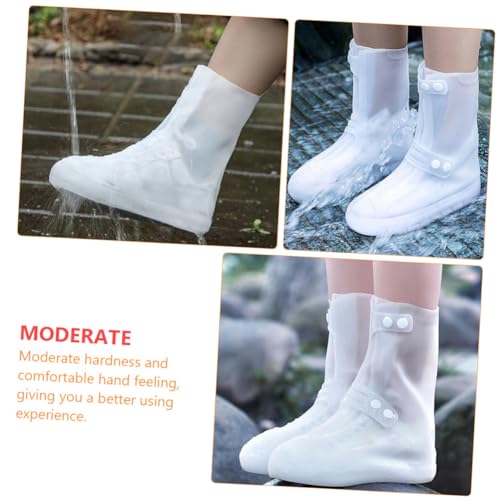 Par de cubrezapatos impermeables antideslizantes para lluvia y actividades al aire libre miniatura 3