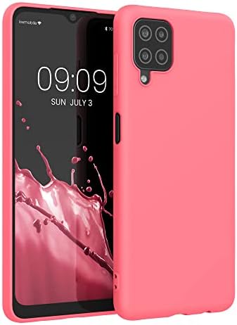 kwmobile TPU Case Compatible with Samsung Galaxy A12 - Case Soft Slim Smooth Flexible Protective Phone Cover - Fruity Orange