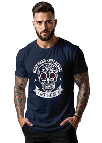 Image of Peppyzone Men's Regular Fit Gym Workout T Shirt for Men