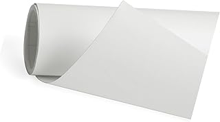 Hihaha Adhesivo de vinilo para coche, sin burbujas, color blanco mate, 152 cm x 30 cm, material duradero