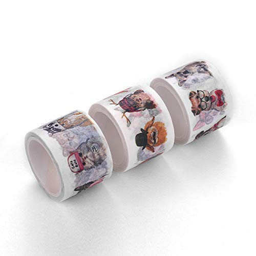 3pcs decorativo conjunto de fita de papel de mascaramento para scrapbooking diy decoração dom embala