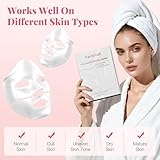 Yargkos 8 Pcs Collagen Facial Mask, Real Deep Overnight Hydrogel Face Sheet Mask Skincare, Moisturizing Hydrating Jelly Gel Mask, Elasticity Improvement, Pore Minimizing, Self Care Gifts for Women - Image 7