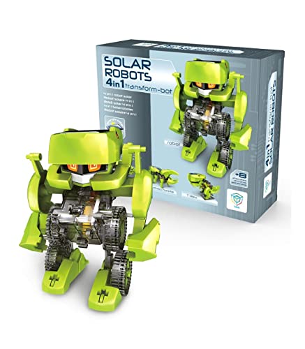 Robot kit solaire 4 en 1 avec grandes pièces de construction de modèles