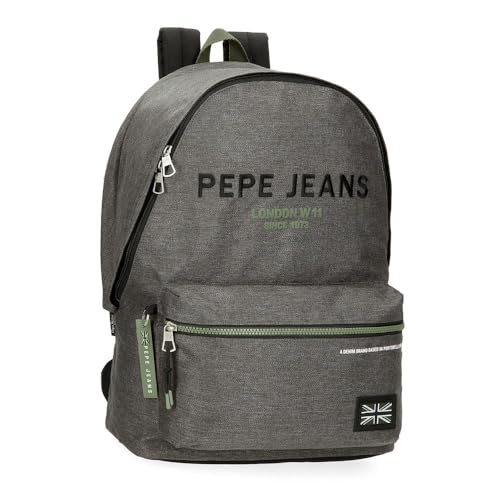 Pepe Jeans Para Todos. 6912422 Mochila Edmon Cinzenta (Osfa), Casual, Cinza, PoliéSter, Moda Infantil