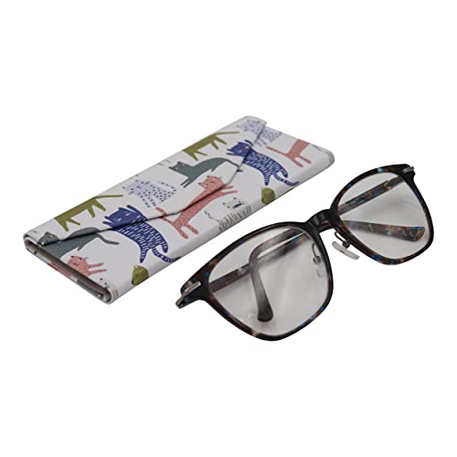 Image of Real Sic Glasses Case for Men and Women - Magnetic Folding Hard Shell Sunglass Holder - Inspired by Adorable Animals