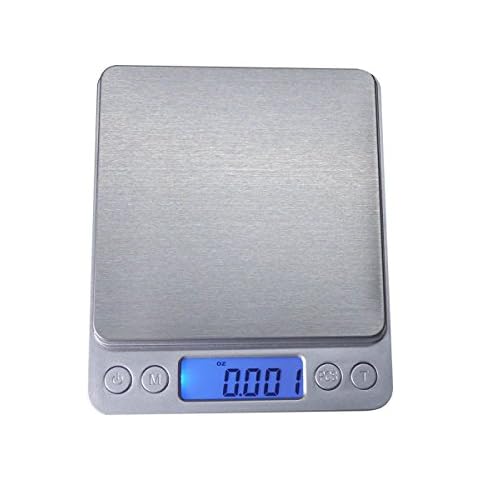 High-Precision Digital Pocket Jewelry & Kitchen Food Scale, Lab Weight, Capacity 500g/0.01g (17.63oz/0.001oz) Cover