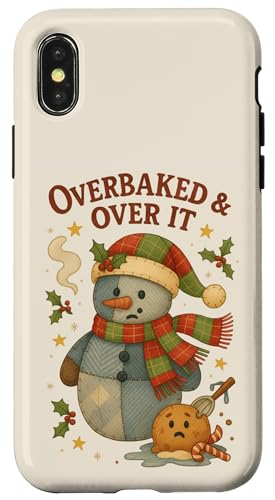 OverbakedAnd Over It NX}XႾ܃x[LO X}zP[X iPhone X/XS p