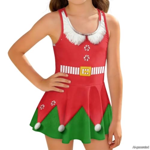 Image of KEIAHUAN Gymnastics Leotards for Girls Sleeveless Bodysuit Dance Leotards Performance Costume