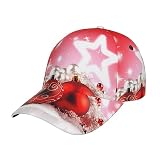 PEIXEN Decoración de Navidad Fondo Gorra de béisbol Ajustable Sombreros de sol Hip Hop Gorra de béisbol Sombreros de camionero Gorras casuales al aire libre Hombres Mujeres Negro, Negro, Talla única