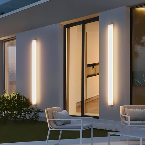 Coinmit 2 Pack Long Outdoor Wall Lights