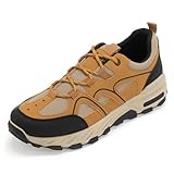 JOMIX Zapatillas Trekking Hombre Zapatos de Trekking y Senderismo Deportivas Ligeras y Transpirables Calzados Urbanos Antideslizantes para Montaña y Uso Diario MOS250647 Camello 43