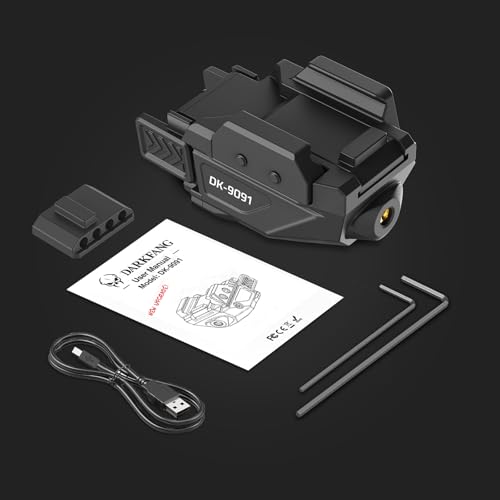 DARKFANG Low Profile Green Laser Sight for Picatinny Rail Mount with Momentary/Strobe Functions - Thumbnail 6