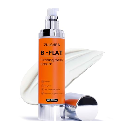 B Flat Belly Firming Cream for Skin Tightening: Anti Cellulite Cream for Stomach, Arms, Thighs, Butt - Moisturizing Body Lotion For Women and Men, 3.52 Fl. OZ